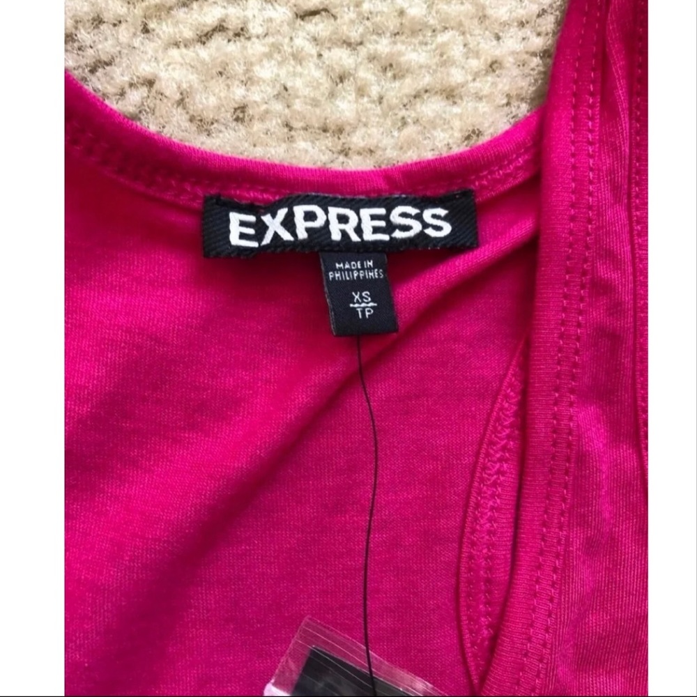 New Express Pink Romper - Picture 4 of 6